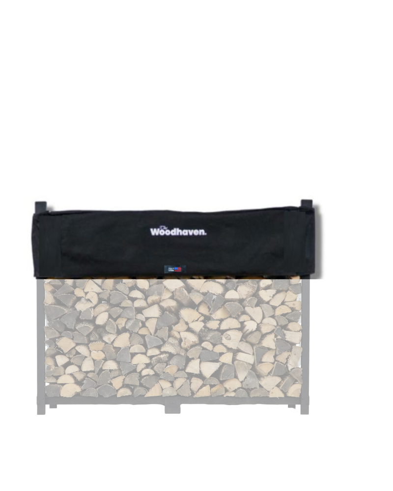 Load image into Gallery viewer, Standard Firewood Rack Seasoning Cover   USA Made   Woodhaven
