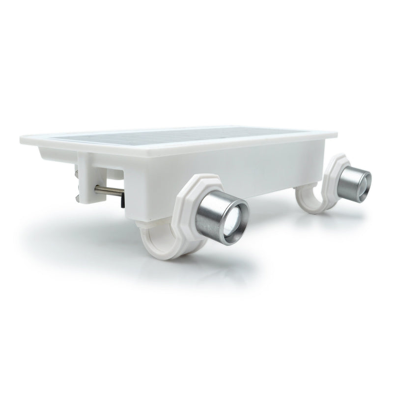 Load image into Gallery viewer, EZ Solar Home Security FLEXIT Spotlight - Gutter Mounted
