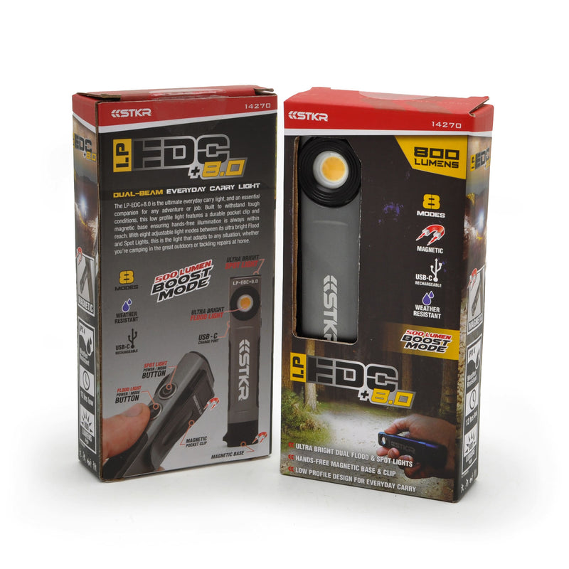 Load image into Gallery viewer, LP-EDC+ 8.0 Low Profile Everyday Carry Ultra-Thin Spot &amp; Flood Flashlight
