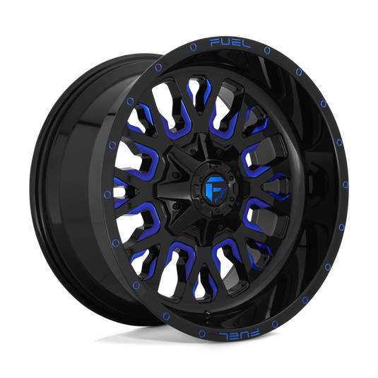 Fuel 1 Pc D645 Stroke Gloss Black Blue Tinted Clear
