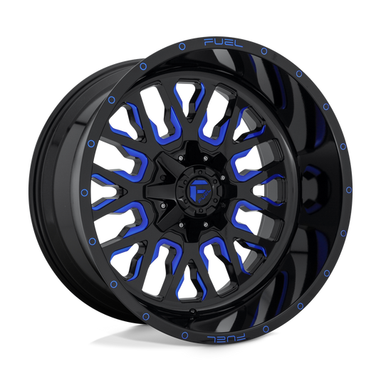 Fuel 1 Pc D645 Stroke Gloss Black Blue Tinted Clear