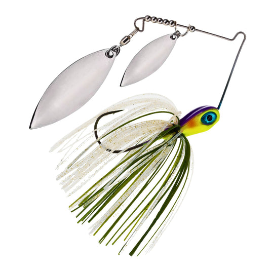 Reaction Tackle Lead Double Willow Blade Spinnerbait Jigs (3-Pack)
