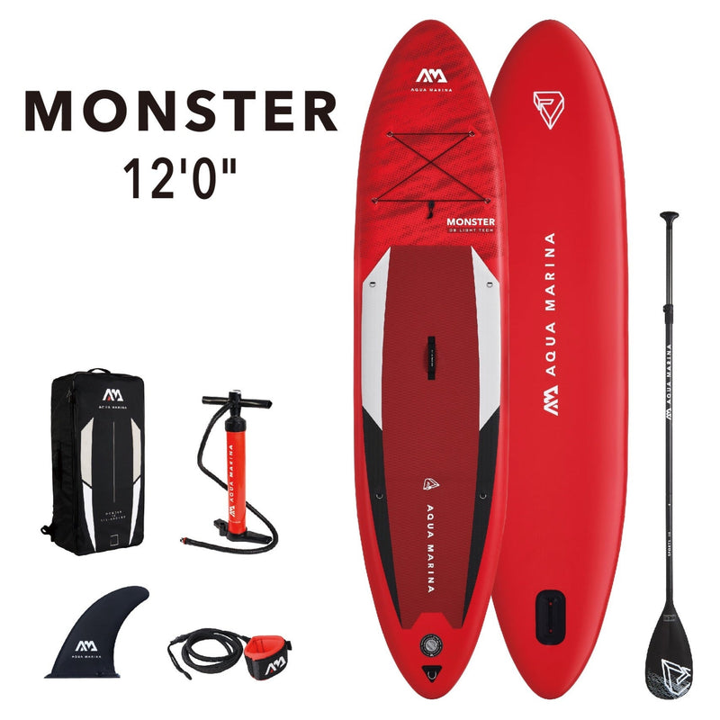 Load image into Gallery viewer, Aqua Marina MONSTER 12'0" Inflatable Paddle Board All-Around SUP
