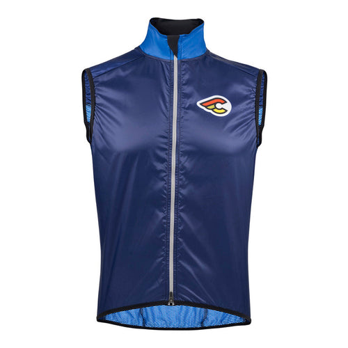 Cinelli Supercorsa Men's Windproof Vest (Blue) S-3XL