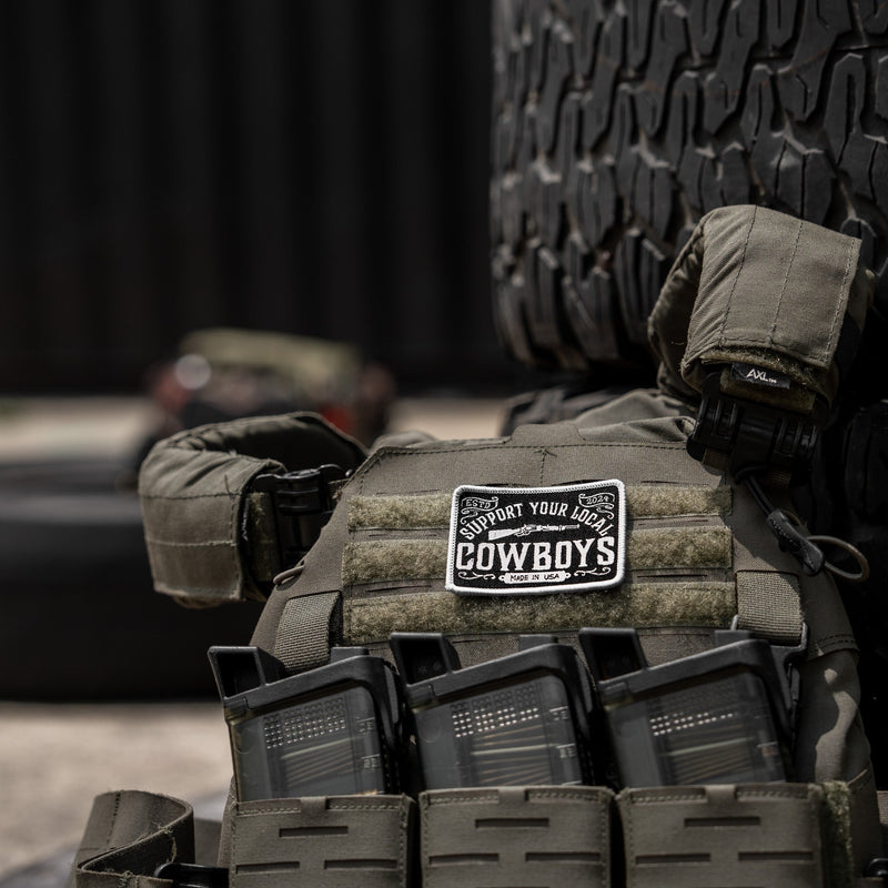 Load image into Gallery viewer, Support Your Local Cowboys Soft Velcro Patch
