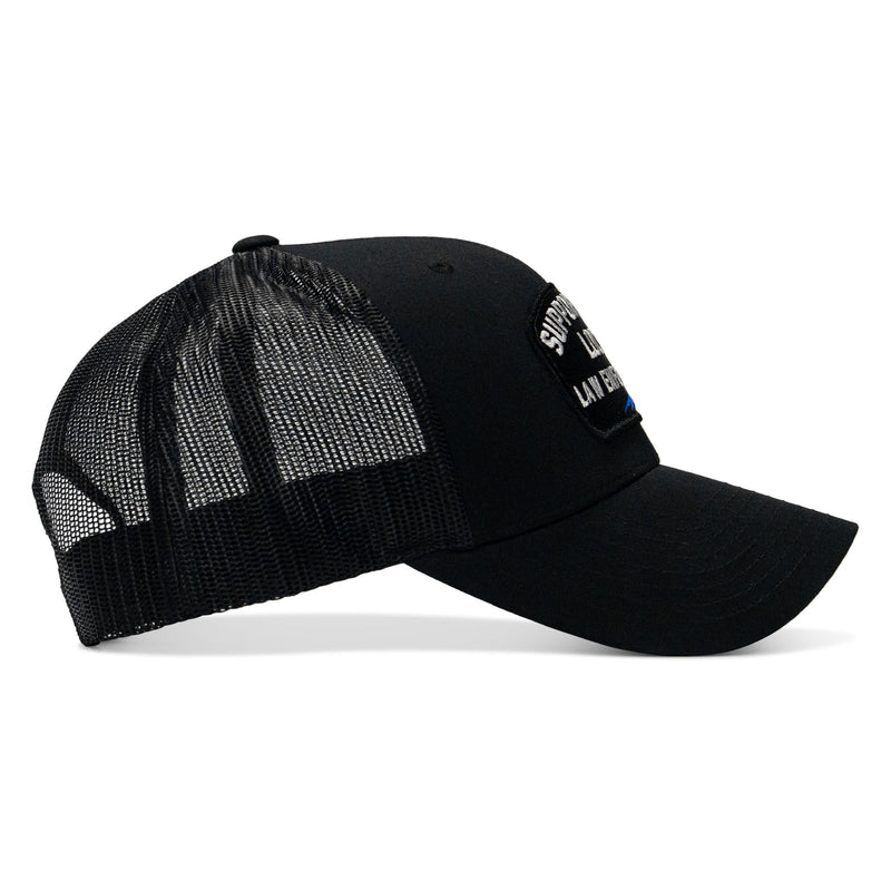 Load image into Gallery viewer, Support Your Local Law Enforcement Mid-Profile Snapback Hat
