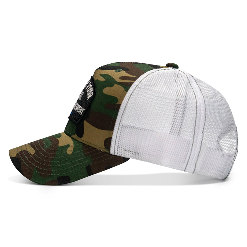 Load image into Gallery viewer, Support Your Local Law Enforcement Mid-Profile Snapback Hat
