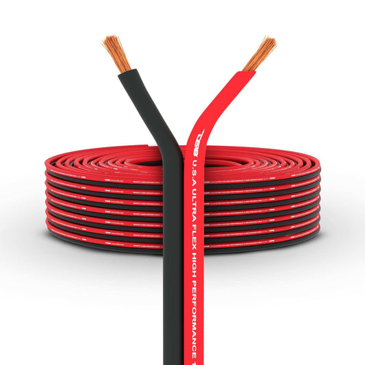 DS18 SW-10GA-100RB 10-GA Ultra Flex CCA Speaker Wire 100 Ft - Skoutley Outdoors LLC