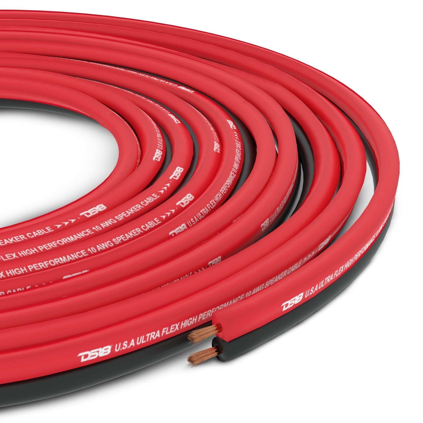 DS18 SW-12GA-100RB 12-GA Ultra Flex CCA Speaker Wire 100 Ft - Skoutley Outdoors LLC