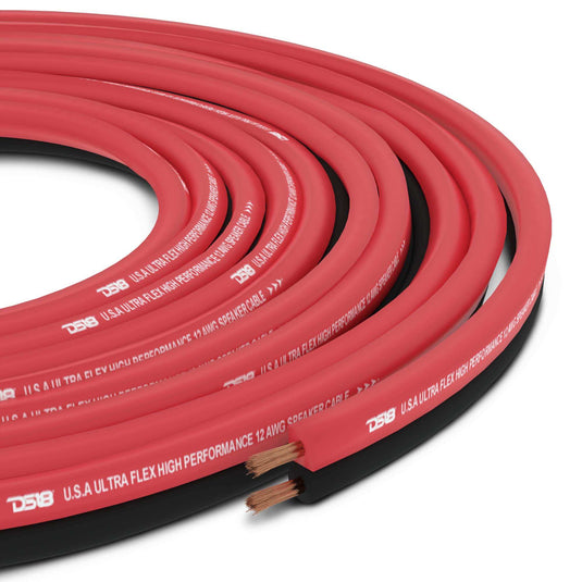 12-GA Speaker Wire 500 Feet - Red - Skoutley Outdoors LLC