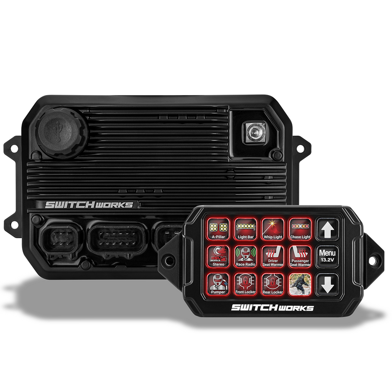 Load image into Gallery viewer, Alpha12 Digital Smart Switcher with 12-Outputs and Rollcage Mount
