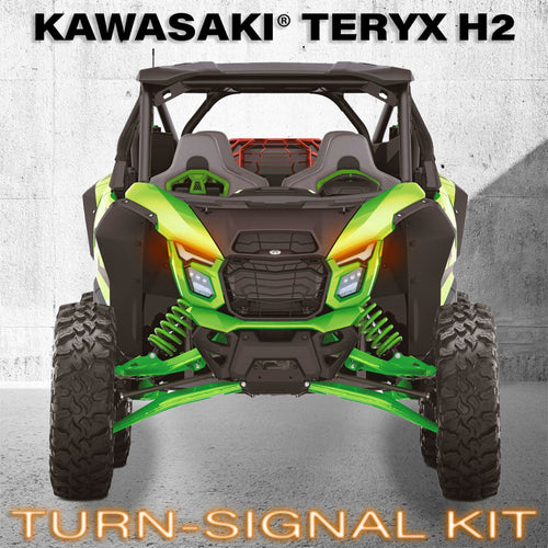 Turn-Signal Plug-&-Play Kit | 2026 Kawasaki® Teryx H2 | Sequential Front LED Lights w/Taillight Integration