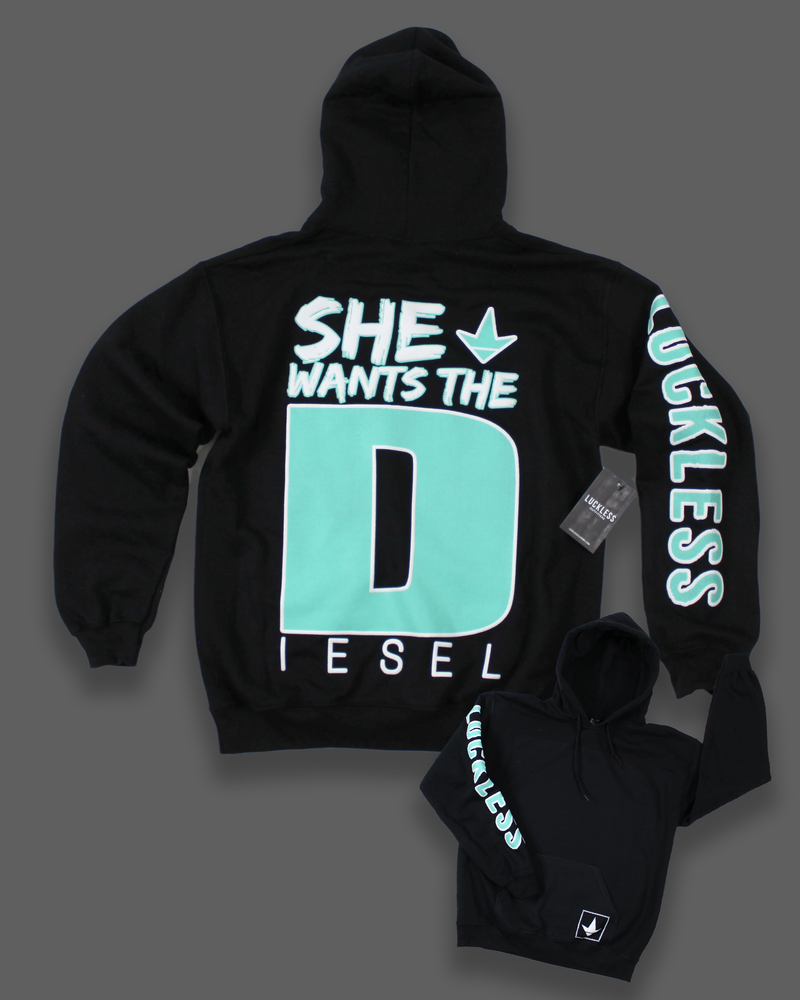Load image into Gallery viewer, She Wants the Diesel Hoodie
