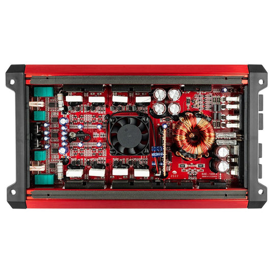 SXE Class A/B 4-Channel Full-Range Amplifier 4 x 60 RMS @ 4-Ohm 1200 Watts