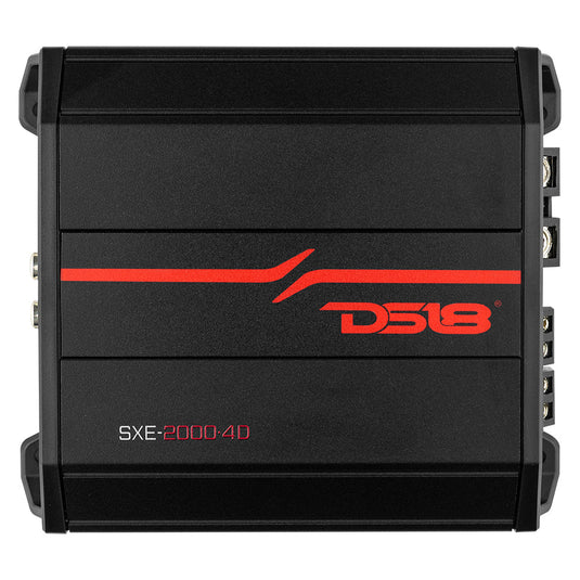 SXE Class D 4-Channel Amplifier 4 x 100 Watts Rms @ 4-ohm 2000 Watts