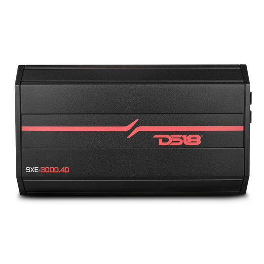 SXE Class D 4-Channel Full-Range Car Amplifier 4 x 200 RMS @4 Ohm 3000 Watts - Skoutley Outdoors LLC