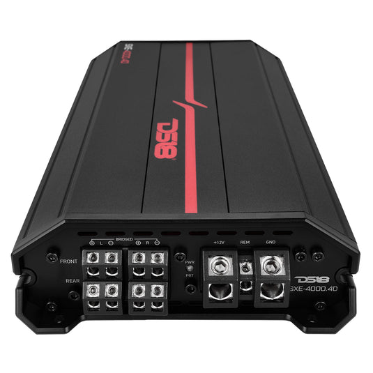 SXE Class D 4-Channel Full-Range Car Amplifier 4 x 275 RMS @4 Ohm 4000 Watts