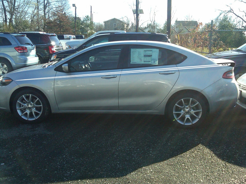 Load image into Gallery viewer, &quot;SXT&quot; Side Stripe Decals for 2013-2016 Dodge Dart (x2)
