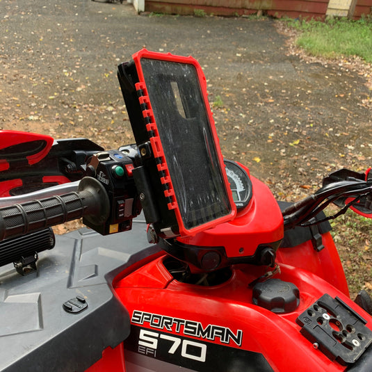 First Version - Phone Holder SafeBox with Flat Mount