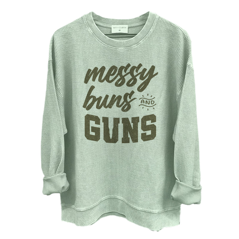 Load image into Gallery viewer, Messy Buns and Guns
