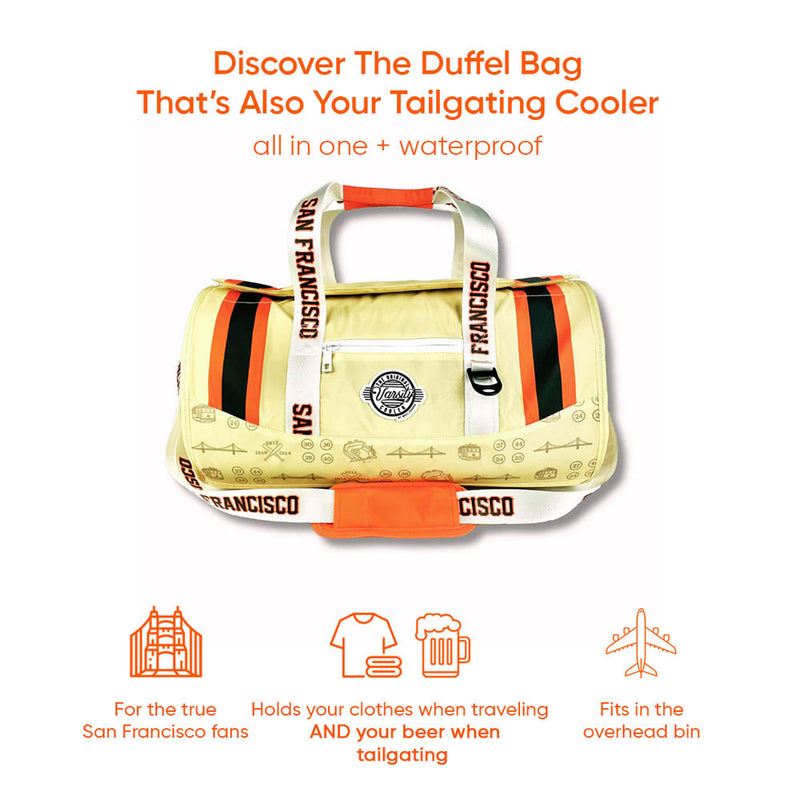 Load image into Gallery viewer, San Francisco Baseball Duffel Cooler
