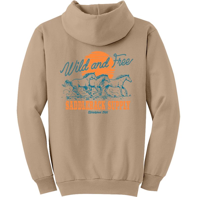 Load image into Gallery viewer, Wild and Free Hoodie
