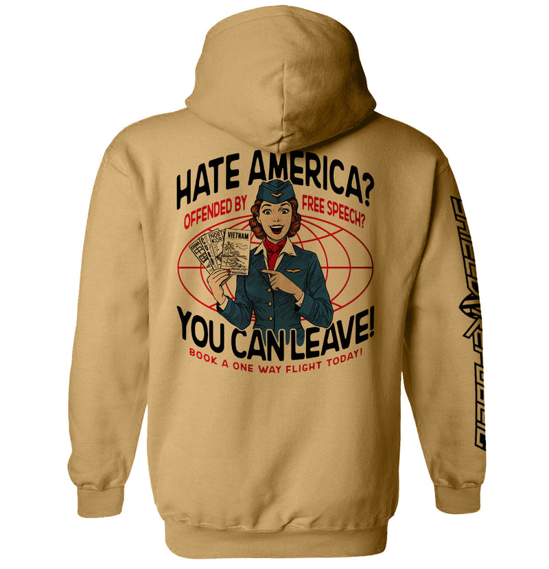 Load image into Gallery viewer, Hate America Offended By Free Speech You can Leave
