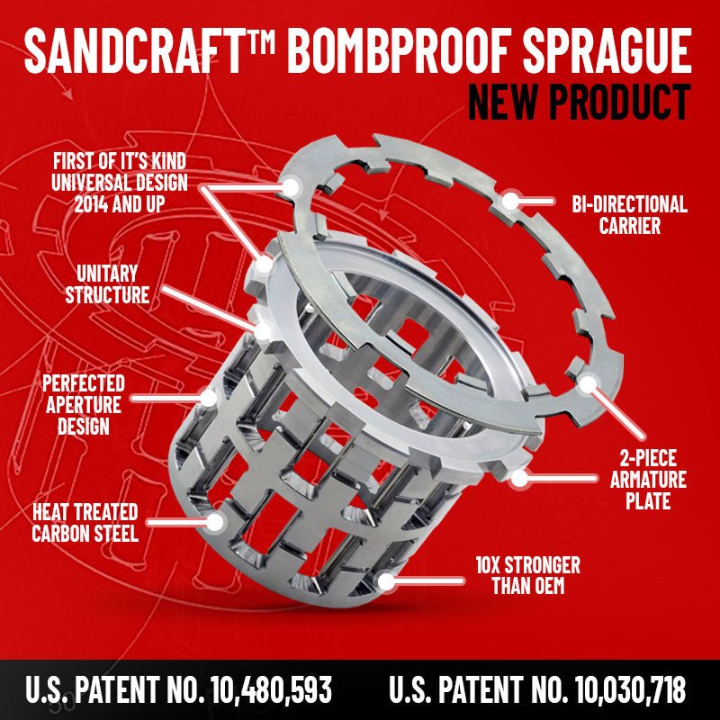 Load image into Gallery viewer, Sandcraft Bombproof Front Diff Rebuild Kit for 2014 Polaris RZR XP 1000
