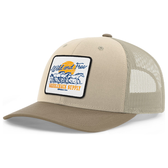 Wild and Free Patch Snapback