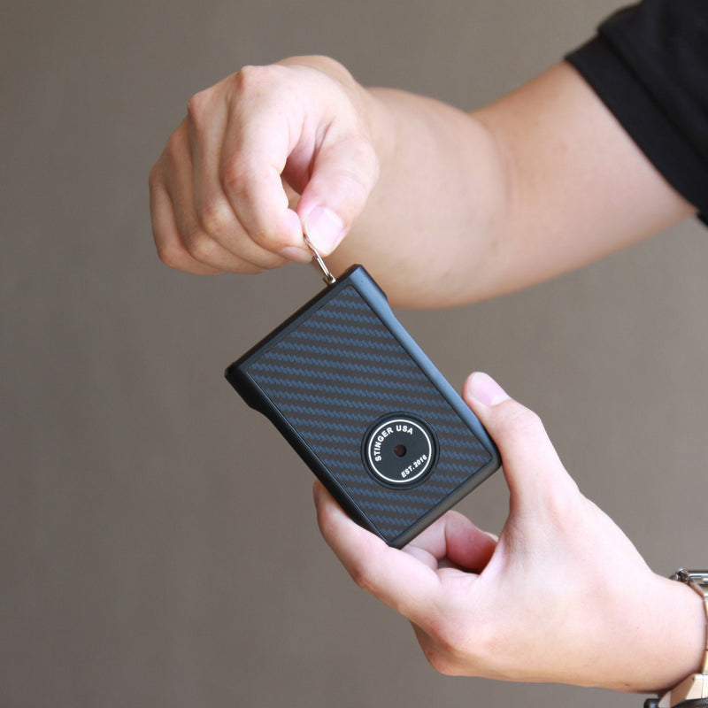 Load image into Gallery viewer, Safety Wallet With Personal Alarm Multi Functional Tool (Black Carbon Fiber)

