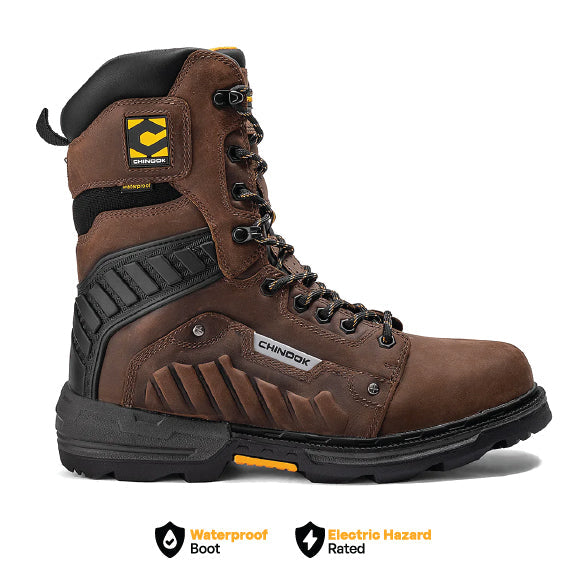 Load image into Gallery viewer, Scorpion 9” Soft Toe Waterproof Work Boot – Brown
