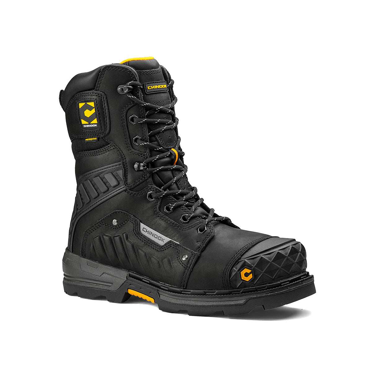 Scorpion 9” Composite Toe Men’s Waterproof Work Boot - Black - Skoutley Outdoors LLC