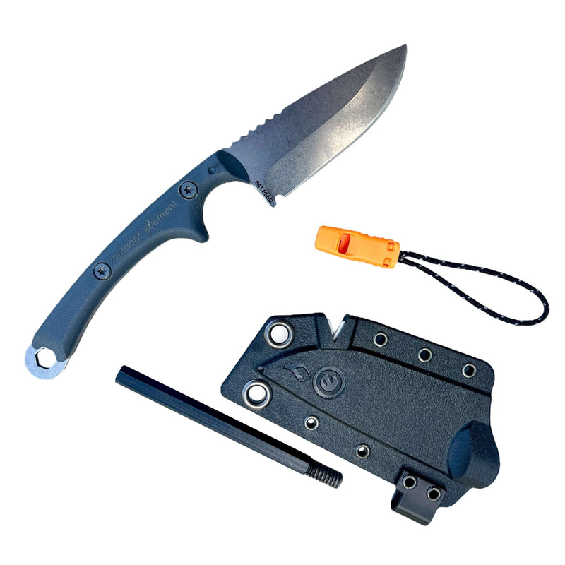 Load image into Gallery viewer, Scout Feather Adventure Survival Knife
