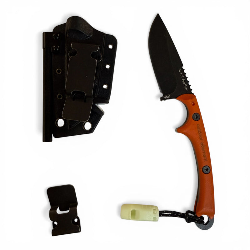 Load image into Gallery viewer, Scout Feather Adventure Survival Knife
