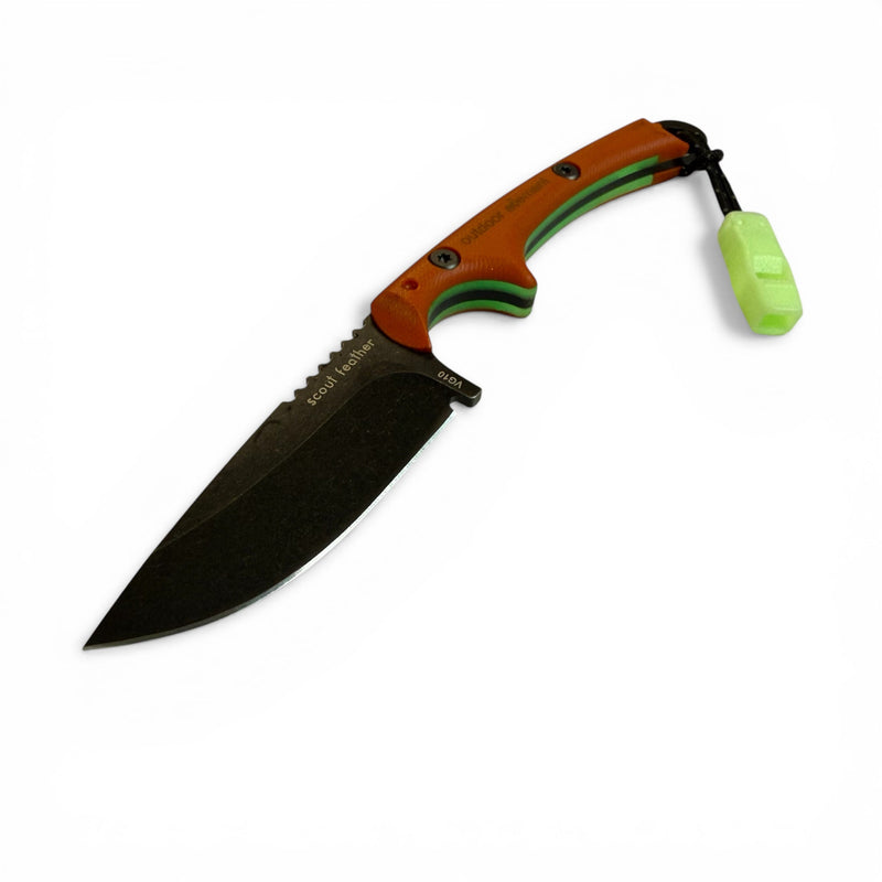 Load image into Gallery viewer, Scout Feather Adventure Survival Knife
