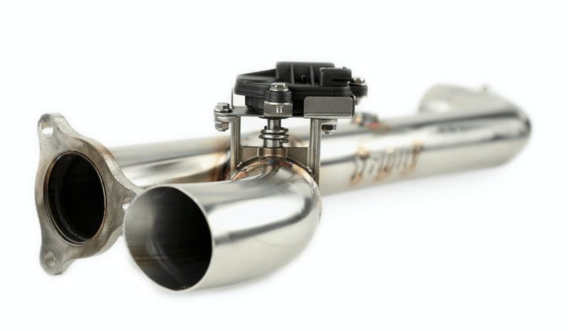 Load image into Gallery viewer, Trinity Racing Side Piece Header Pipe &amp; Electronic Cutout for RZR Pro XP / Turbo R
