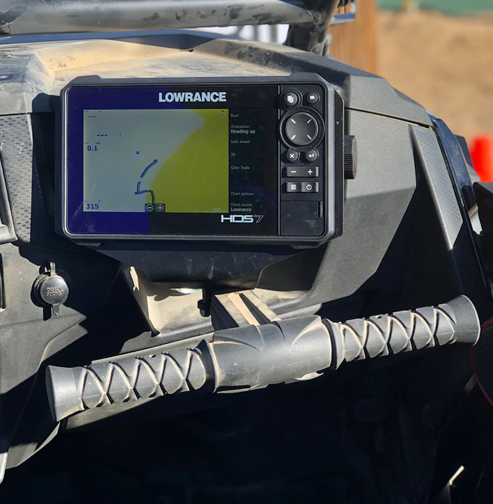 Load image into Gallery viewer, RZR Grab Bar GPS Bracket
