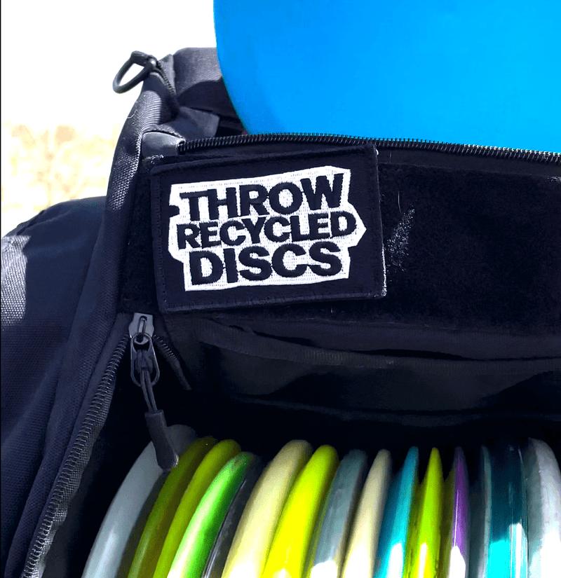 Load image into Gallery viewer, Throw Recycled Discs Patch (Velcro On Backside)
