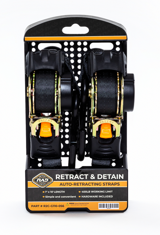 No Mount Straps (2 Pack) - Double Hook