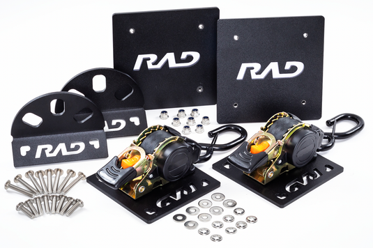 Universal RAD Deal — Mounted Ratchet Strap System for Every Truck