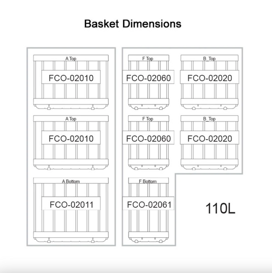 110L Legacy Smart QC Fridge/Freezer