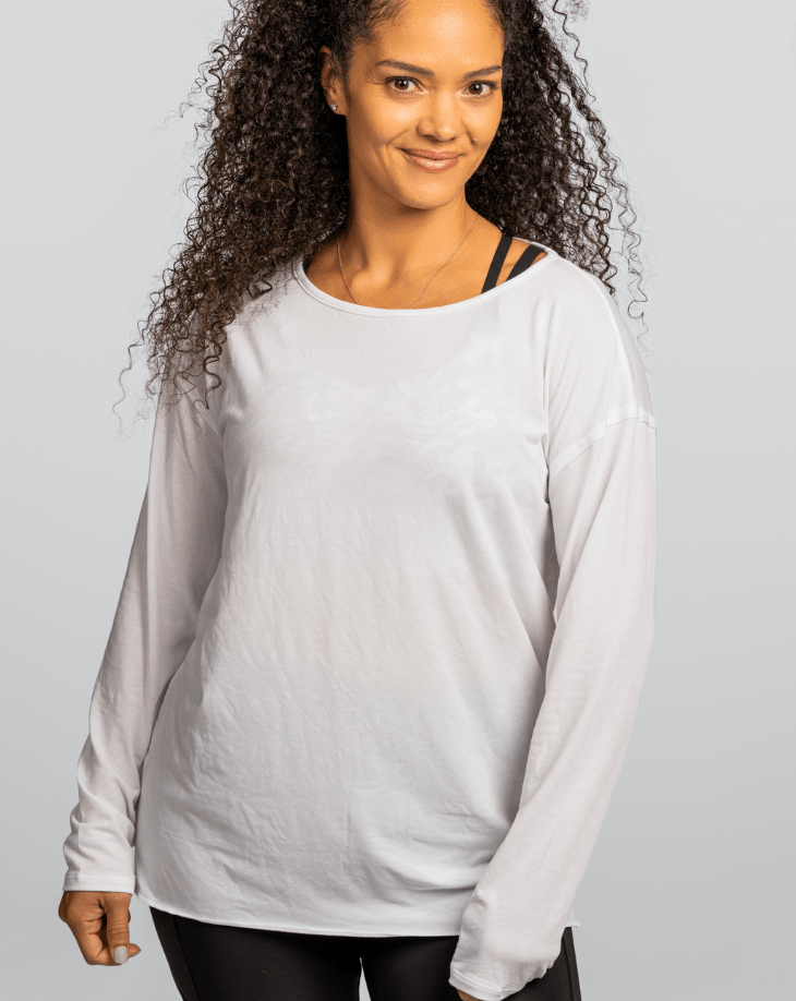 Load image into Gallery viewer, Hello Sunshine UPF Long Sleeve – No Headlights White
