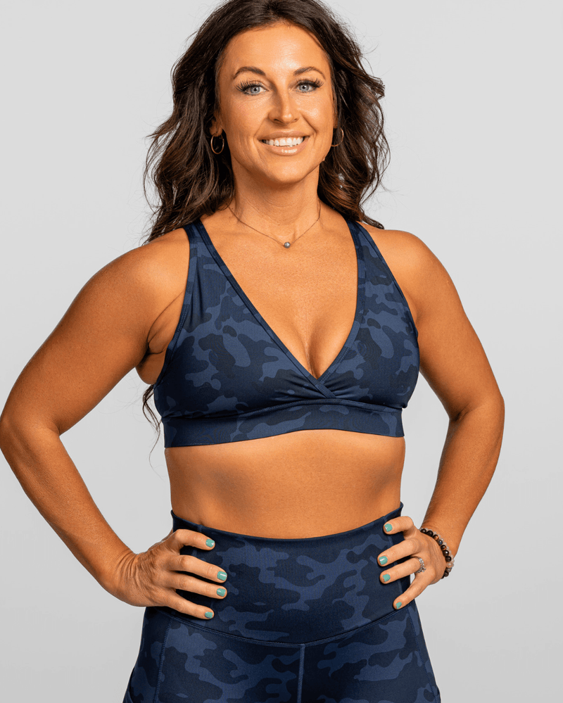 Load image into Gallery viewer, FaV Bra – Looker (Navy Camo)
