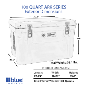 Load image into Gallery viewer, 100 Quart Ark Series Roto-Molded Cooler
