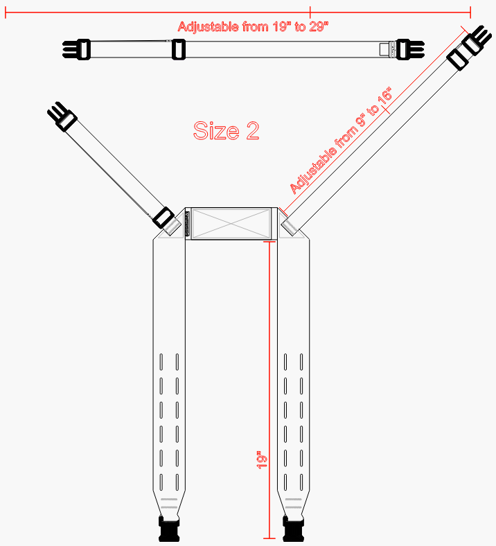 Load image into Gallery viewer, H Harness sz2
