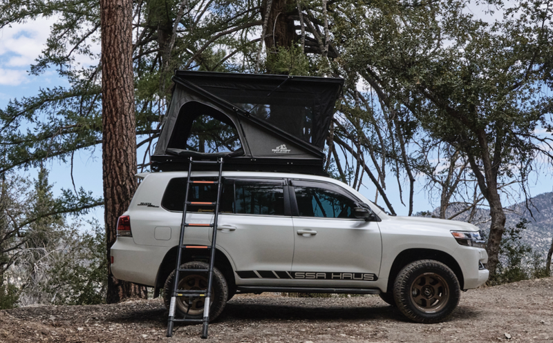 Load image into Gallery viewer, Alpine 61 Hardshell Rooftop Tent – Aluminum, 2–3 Person, 4-Season Overland Tent for SUVs &amp; Trucks – Black Compact Design
