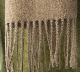 Load image into Gallery viewer, Solid Weave Brushed Alpaca Scarf
