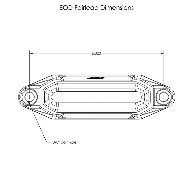 Load image into Gallery viewer, Elektric Offroad Designs UTV Winch Fairlead and Hook (Black)
