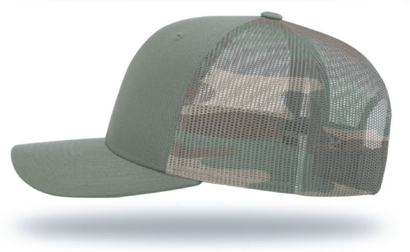 Load image into Gallery viewer, Shut Up &amp; Fish Flag Patch - Green Camo
