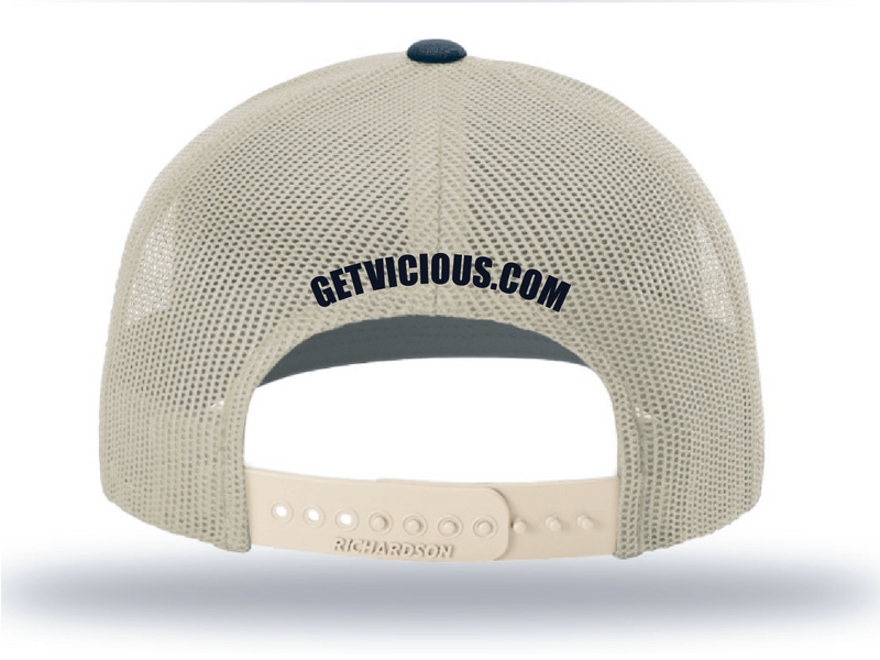 Load image into Gallery viewer, Vicious Logo - Navy/Khaki
